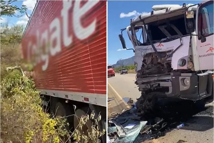 sinistro-de-transito-entre-caminhoes-na-ba-152-desperta-atencao